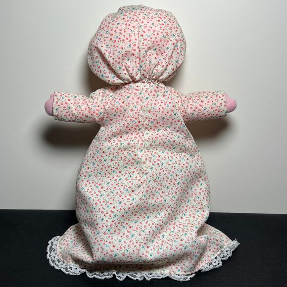 Vintage Topsy Turvy Doll Floral Fabric Two Face Reversible Rag Doll - Picture 4 of 7